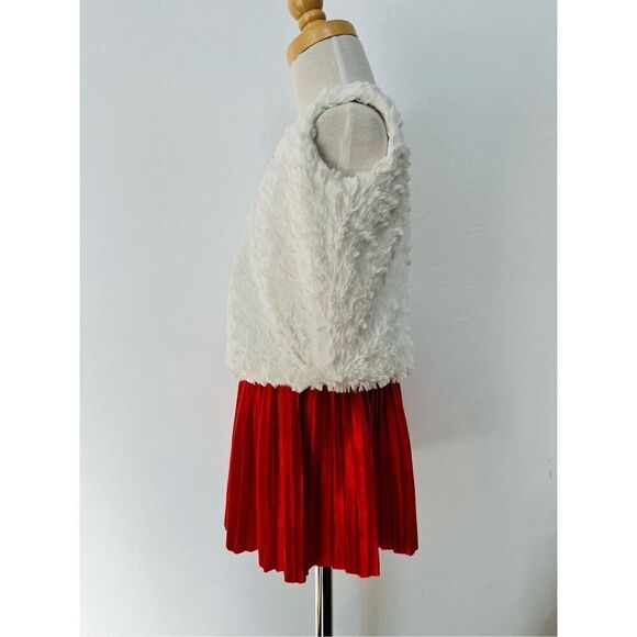 grain de ble Toddler 18-24 Mos Knit Skirt & Faux Fur Vest Bundle Lot - Picture 2 of 11